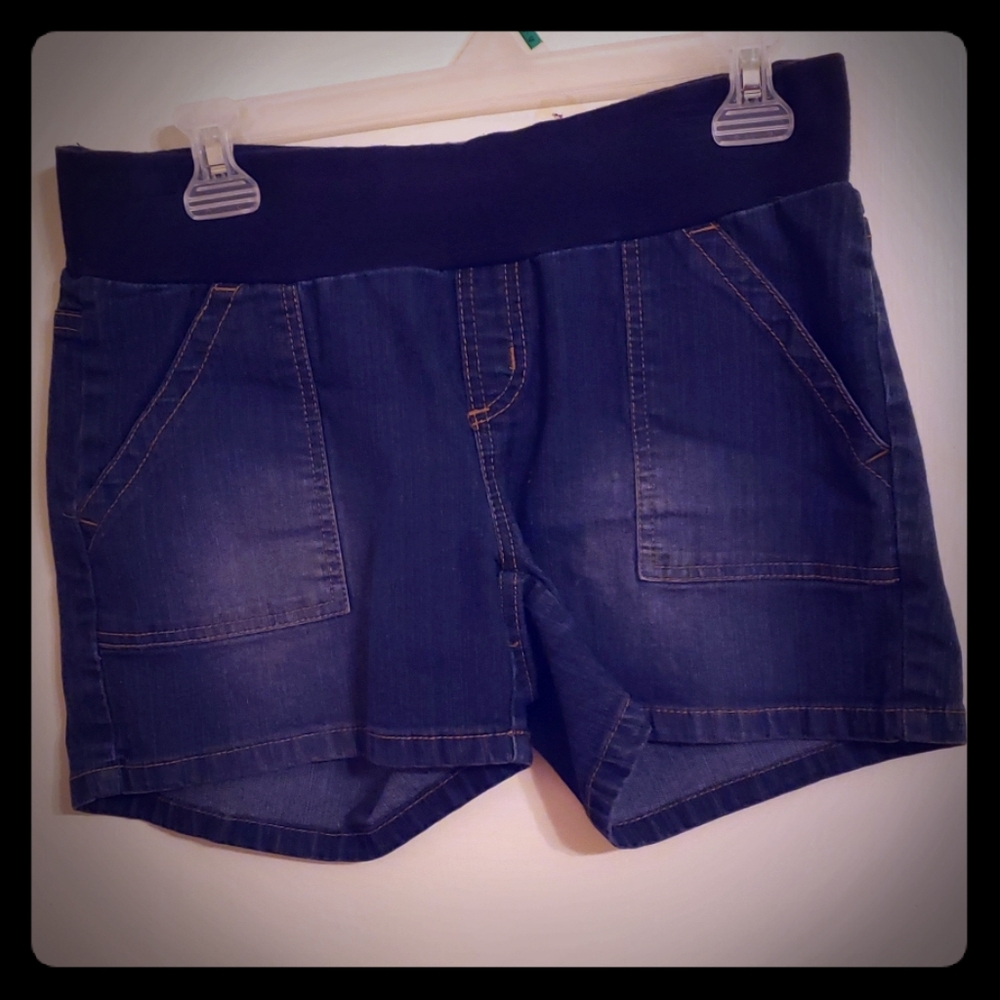 Maternity Jean Shorts